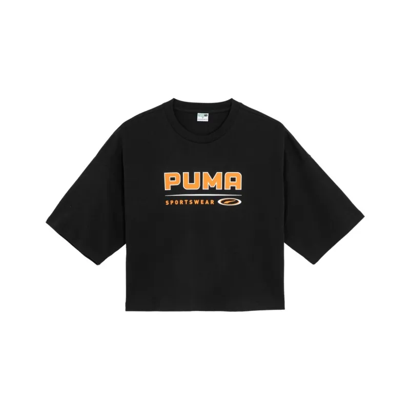 PUMA CLASSICS T Shirts Women's Black-0