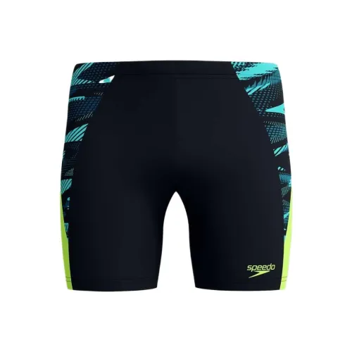 Speedo Endurance+ Max Splice Swimming Shorts Men's Black/Yellow
