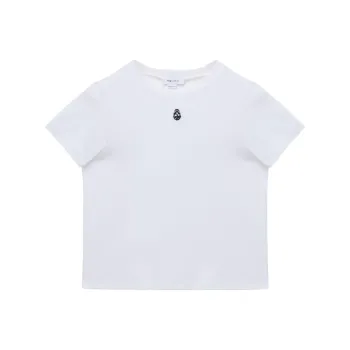 Alexander McQueen Embroidered Skull T Shirt