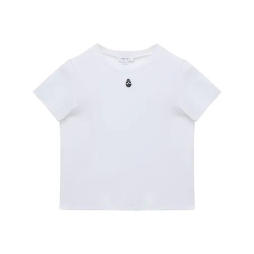 Alexander McQueen Embroidered Skull T Shirt