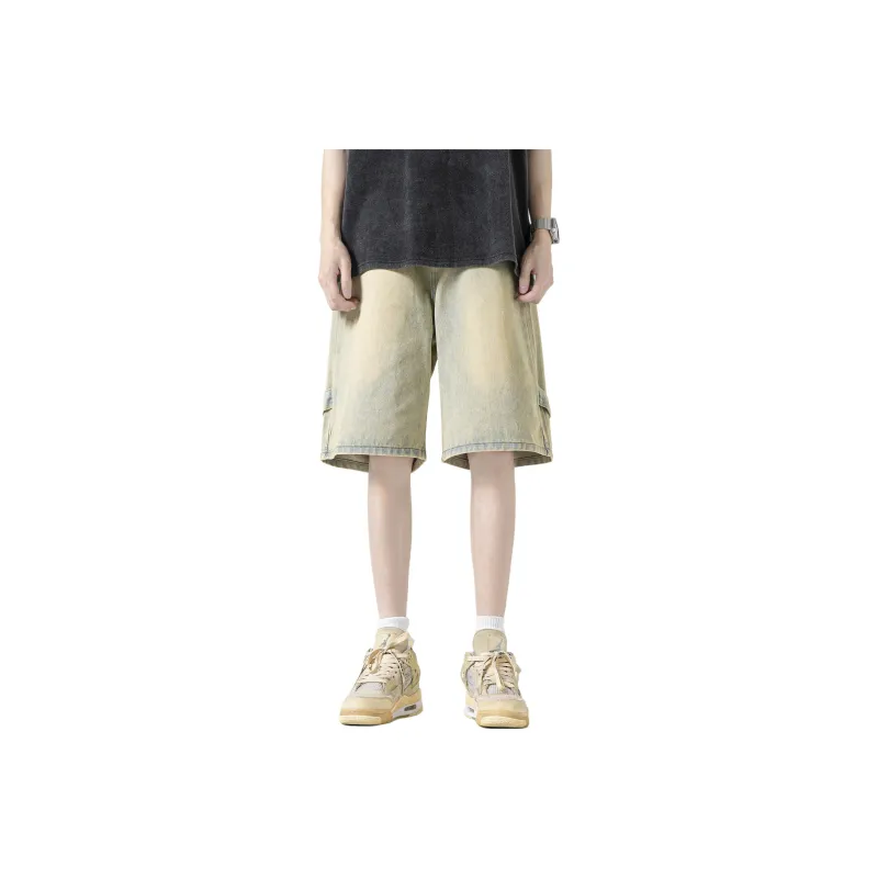 Fakeyoung Denim Shorts Unisex-5