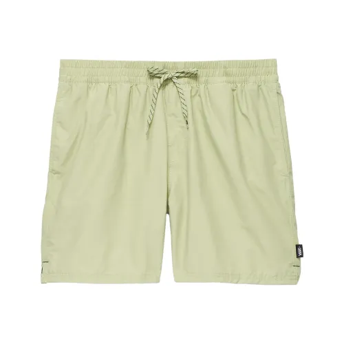 Vans Primary Solid 17'' Elastic Boardshorts Casual Shorts Men's Green