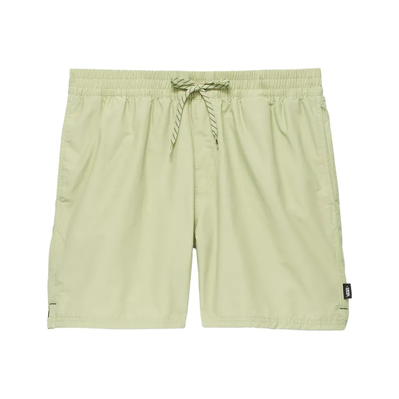 Vans Primary Solid 17'' Elastic Boardshorts Casual Shorts Men's Green-0