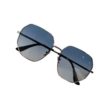 Cranta Komeia Metal Irregular Shape Sunglasses Unisex