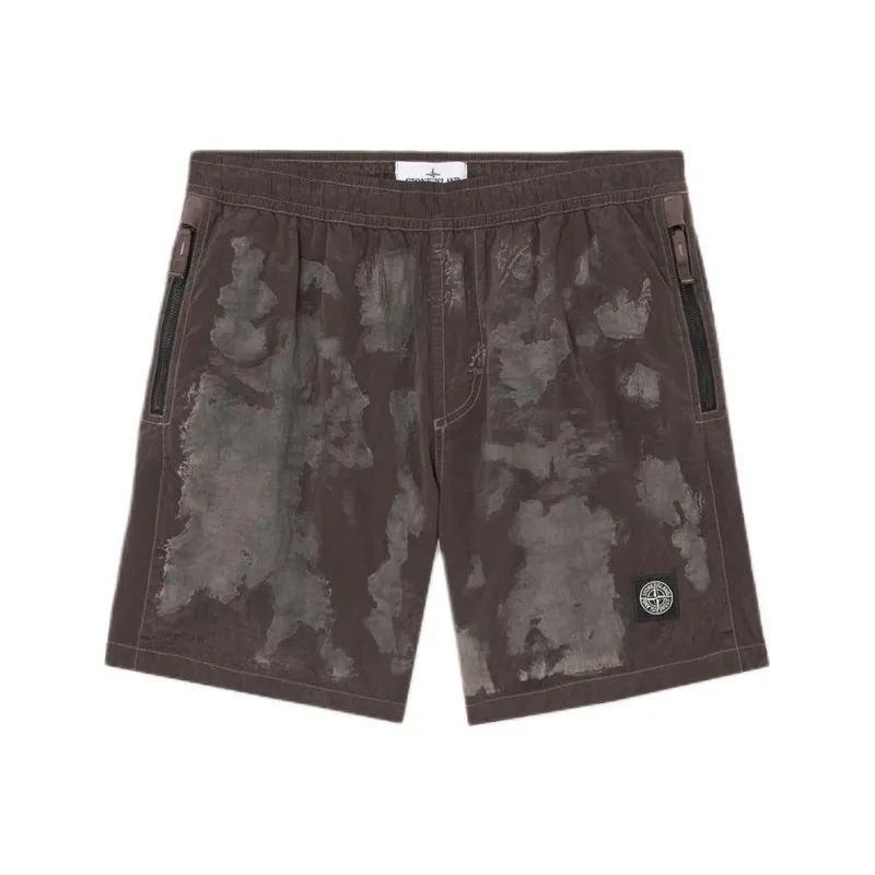 STONE ISLAND Camouflage print Shorts-0