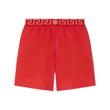 FANSIZHE Swimming Shorts Men's Red