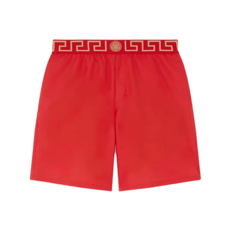 FANSIZHE Swimming Shorts Men's Red-0