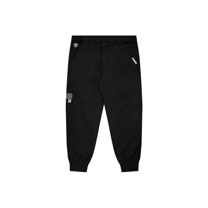 Aape Logo appliqué Cotton Track Pants-3