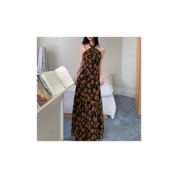 PAVEA Sleeveless Dress Women's Orange Blossom