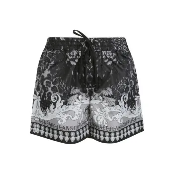 VERSACE JEANS COUTURE Baroque Print Drawstring Shorts