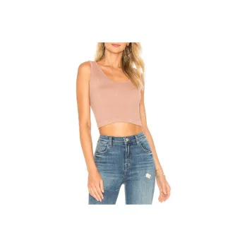 FREE PEOPLE Tank Tops Women's Nude