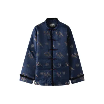XUANSHENG Puffer Jacket Men's Dark Blue