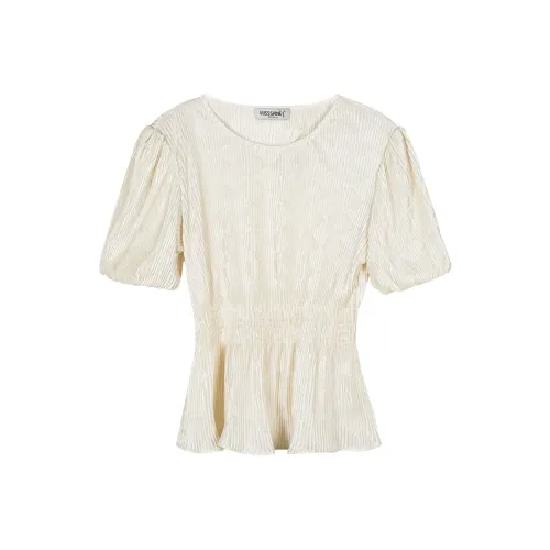 MISSSHINE T-Shirts Women's Beige Apricot