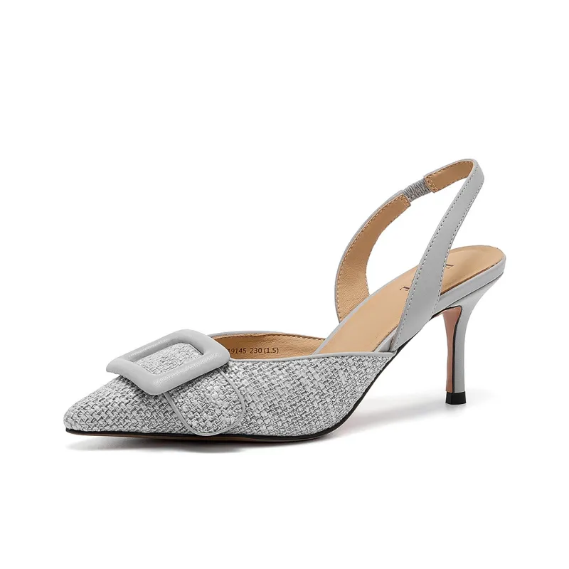 ELLE Slim Heel High Heels 7cm Women's-5