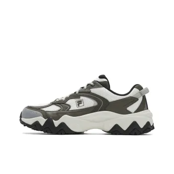 FILA OAKMONT 2S Ouke Starry 2S Slip Resistant, Abrasion Resistant, Breathable Low Top Casual Shoes Men's White Brown