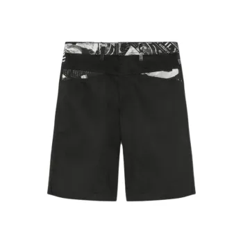 VERSACE JEANS COUTURE Magazine Cotton Shorts
