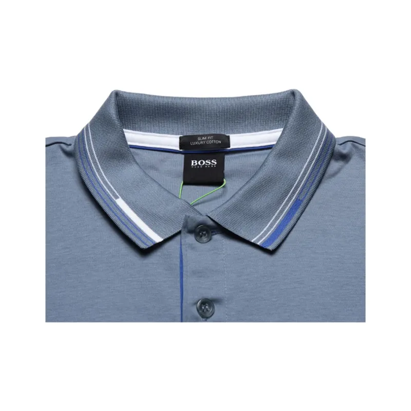 HUGO BOSS Polo Shirt Men's Haze Blue-3