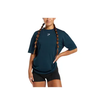 GYMSHARK FW24 T Shirt Women's Marine Blue