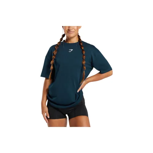 GYMSHARK FW24 T Shirt Women's Marine Blue