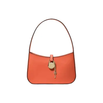 MICHAEL KORS Lyra Leather Handbag Small Size Women's Red Clay