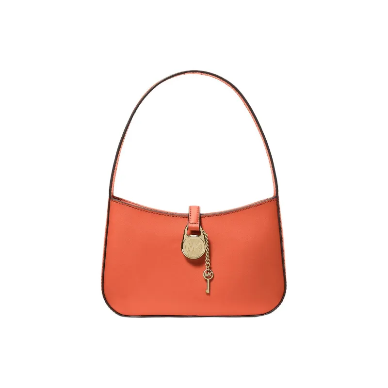 MICHAEL KORS Lyra Leather Handbag Small Size Women's Red Clay-0