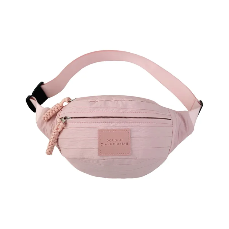 GOBLIN SHARKS 1759 Nylon Sling Bag Trumpets Unisex White/Pink/Yellow/Khaki-6