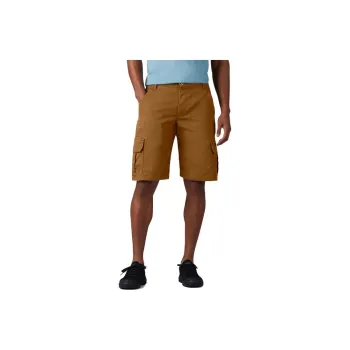 Dickies Flex Relaxed Fit Duck Cargo Shorts 11' Casual Shorts Men's Brown