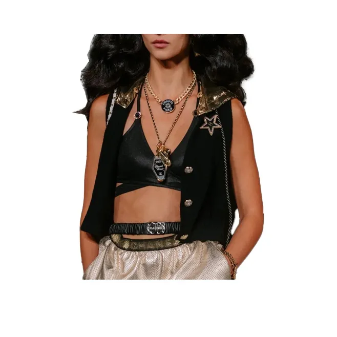 CHANEL SS24 Tank Top Women's Black-0