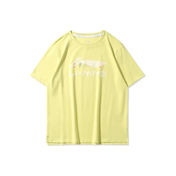 LINING T Shirts Women's Light Sprout Green-0