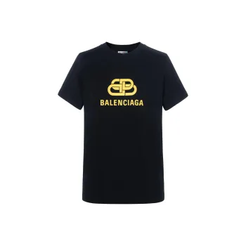 Balenciaga Regular T Shirt Women's Black
