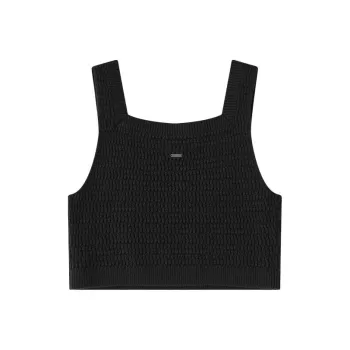 GAP Tank Tops Women's Charcoal Black