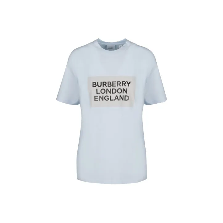 Burberry T Shirt Women's Light Blue-0