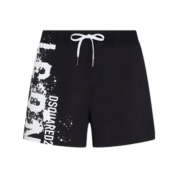 DSQUARED 2 Logo Printed Swim Shorts