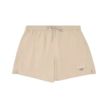 EMPORIO ARMANI Swim Shorts With Two tone Eagle Embroidery