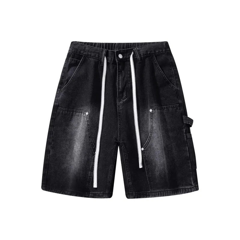 NVRFRGT Denim Shorts Unisex-0