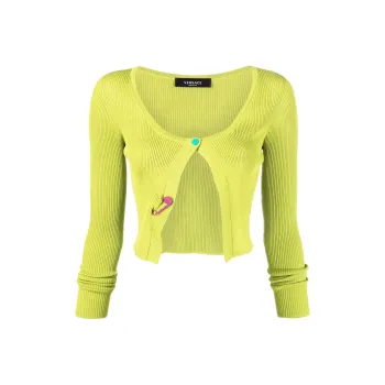 VERSACE SS22 Knitwear Women's Green