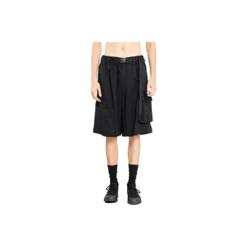Y 3 Free Shipping With AdiClub Y 3 Washed Twill Shorts