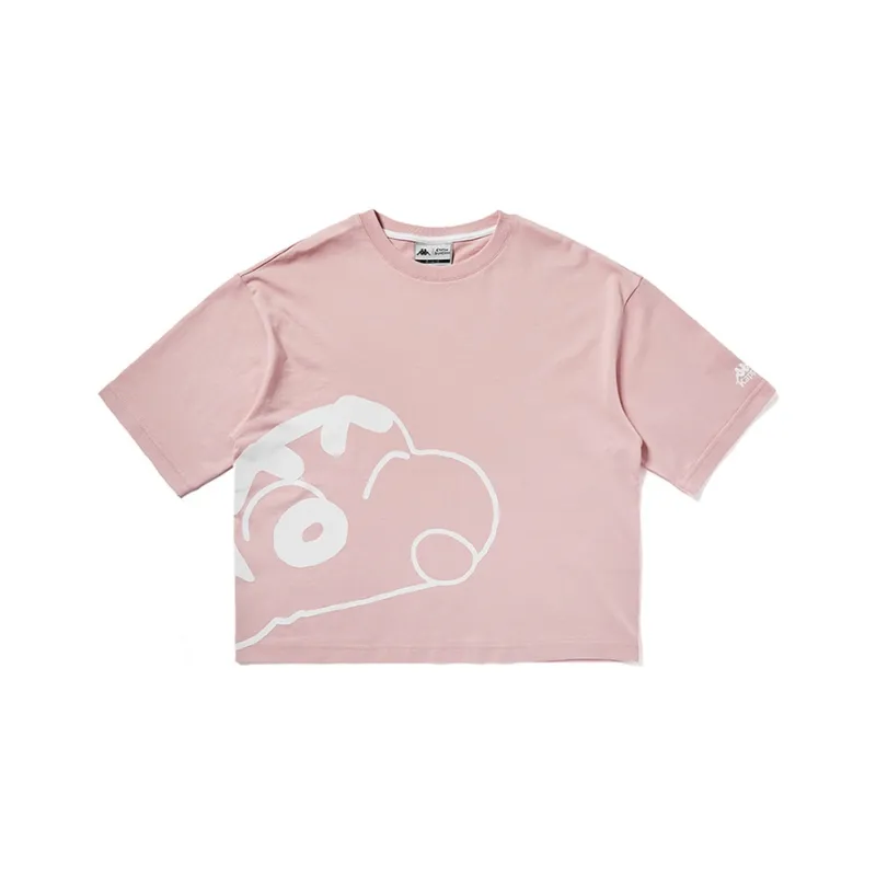 Kappa x SHINCHAN Crew Neck Fitted Straight Short-Sleeved T-Shirt Women's-6