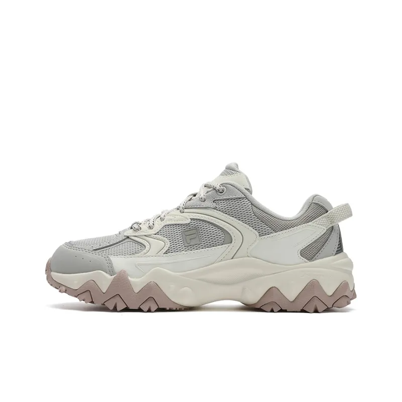 FILA OAKMONT 2S Oakmont 2S Anti Slip Wear Resistant Low Top Chunky Sneakers Women's Silver-0