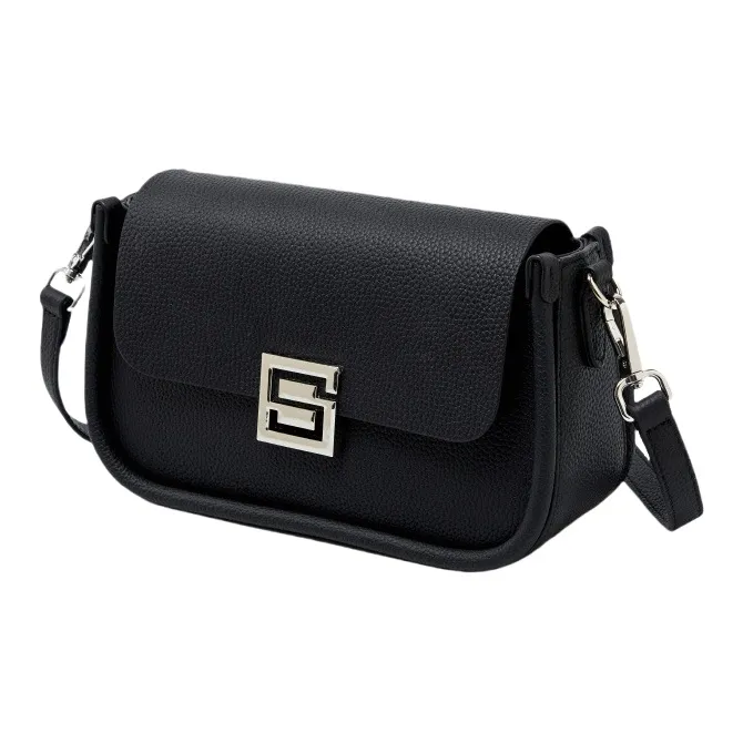 PESASRIE Top Grain Cow Leather Shoulder Bag Women's Multicolor-13