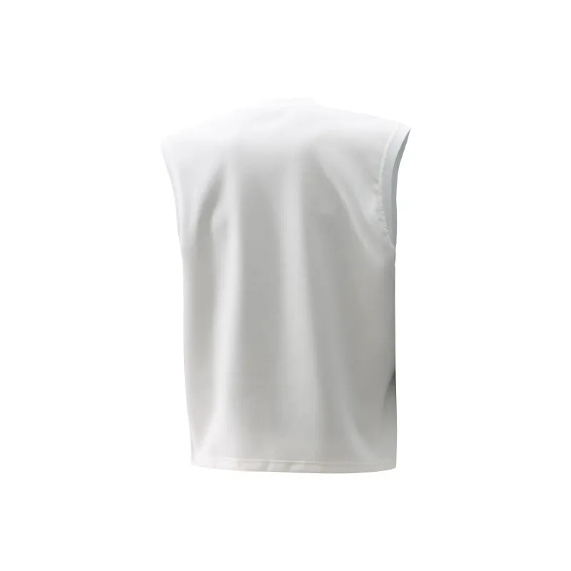 OGEK Tank Top Unisex Light Gray Comes With Random Tank Top+Brooch-11