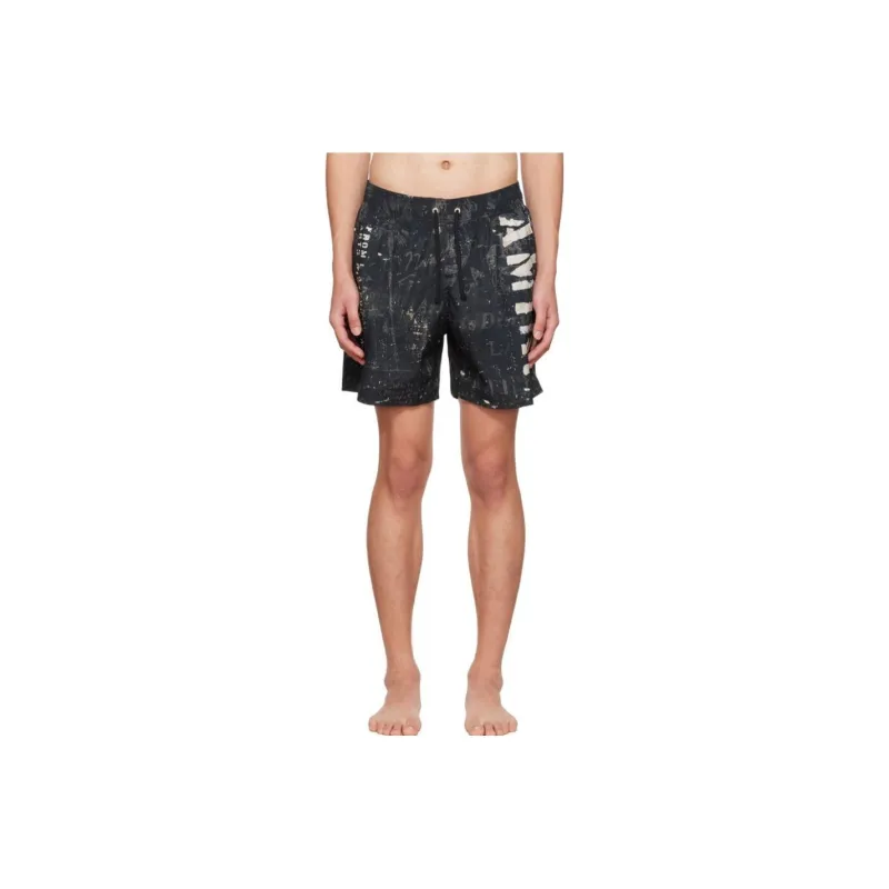 AMIRI Stencil Military Swim Trunks-0