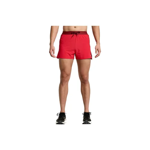 Saucony Outpace Casual Shorts Men Red