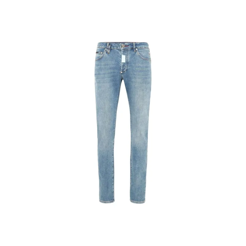 PHILIPP PLEIN Hexagon appliqué Jeans-0