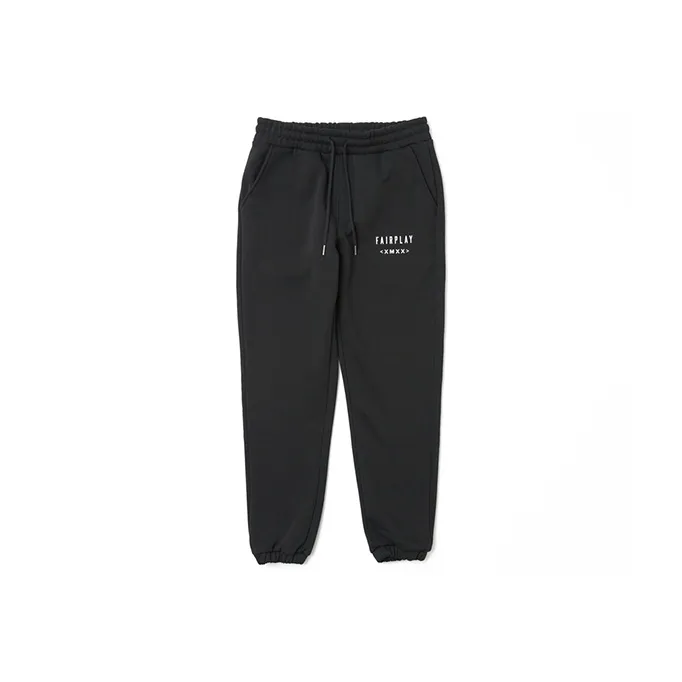XMXX SUPPLY x Fairplay Casual Pants Unisex Black-0