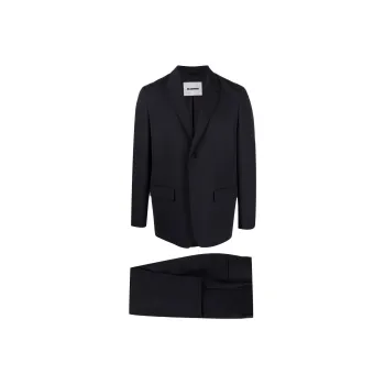 JIL SANDER Business Suits Men Black