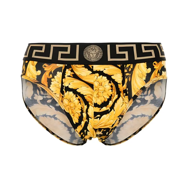 VERSACE Greca Border Barocco Printed Briefs-0