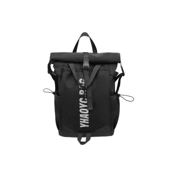 DCLOUD Nylon Backpack Unisex Black/White