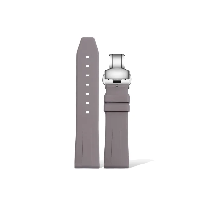 Yuloran Watch Band Tissot, Longines, Omega Compatibility Fluoroelastomer Material-14