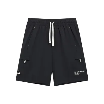 XTEP Vitality Series Casual Shorts Men's Jet Black